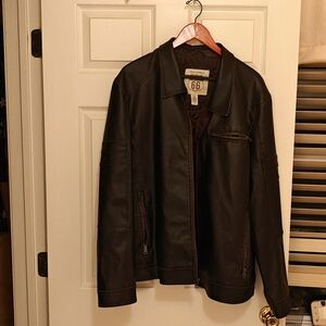 Route 66 faux leather jacket